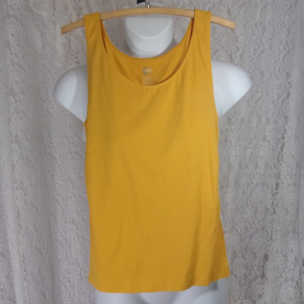 Tank Top Stretch Golden Glow Yellow NWOT